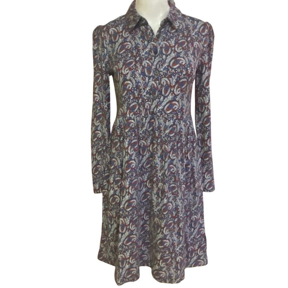 Bodin Alma Jersey Shirt Dress Size 4L